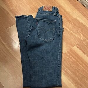 Levi's Indigo Blue Slim-Fit Denim Jeans